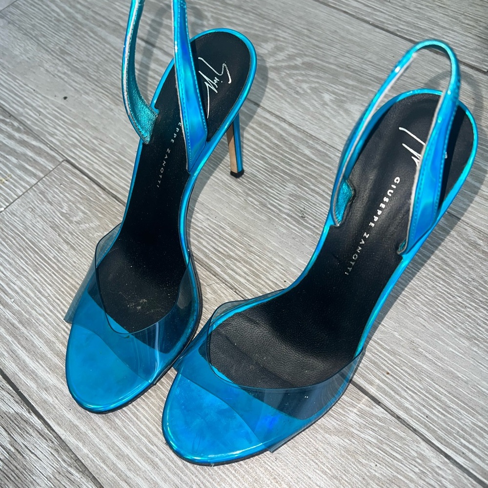 Blue Giuseppe Heels